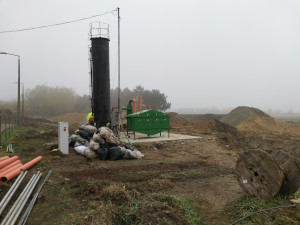 Az elkészült víztisztító