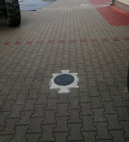 Elkészült injektáló pontok