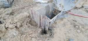 Dúckeret süllyesztése drénbekötéshez